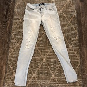 Express distressed super soft jeggings